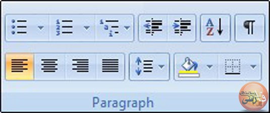 تب Paragraph در ورد گزینه-های-Align-Text-Leftو-CenterوAlign-Text-Right-تب-paragraph-و-با-گزینه-Justify-DeCrease-Indent-وInCrease-Indent-متن-تفاوت-Text-Highlight-Color-با-این-گزینه-در-این-است-که-Shading