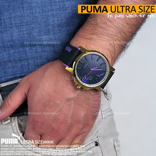 ساعت-پوما-puma-ultra-size-طلایی-ساعت پوما-ساعت مچی طلایی-puma ultra size-ساعت ضد آب-خرید ساعت پوما الترا سایز