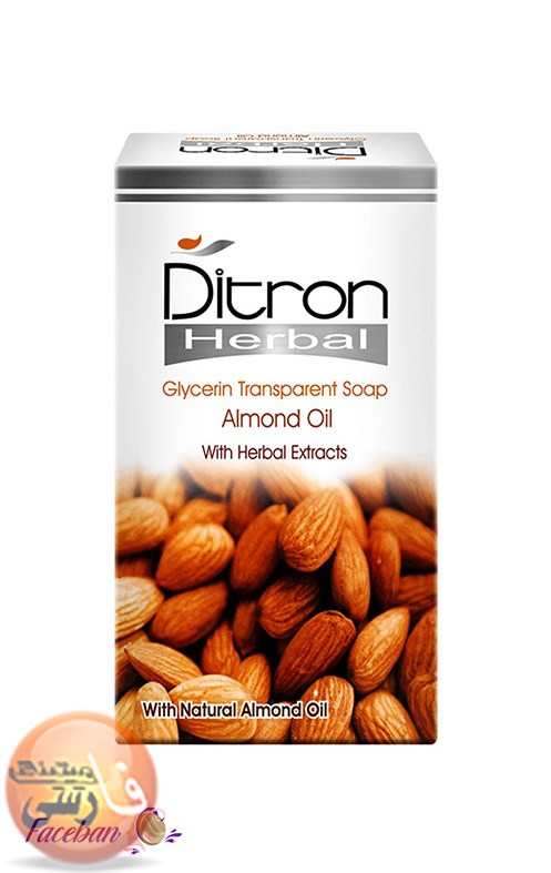 صابون بادام ديترون Ditron وزن 110 گرم فروشگاه فارسی میتینگ صابون بادام ديترون Ditron وزن 110 گرم پوست صابون روغن بادام صابون گليسيرين ديترون