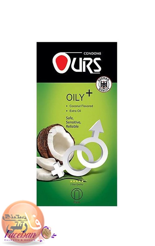 کاندوم اویلی پلاس اورز-کاندوم اورز-کاندوم ساده اورز-کاندوم اورس-Oily Plus Ours Condom