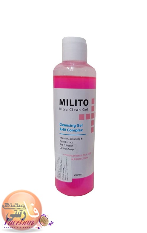 ژل شستشوي صورت ميليتو MILITO مخصوص پوست چرب حجم 200 ميل فروشگاه فارسی میتینگ ژل شستشوي صورت ميليتو MILITO مخصوص پوست چرب حجم 200 ميل ژل شستشوي صورت ميليتو پوست چرب MILITO gel